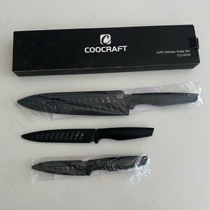 Coocraft Kitchen Knives - 3 Knives BRAND NEW!
